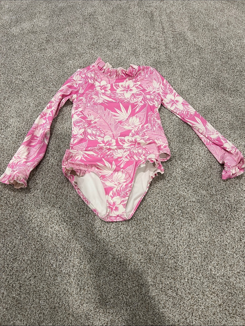 Janie and Jack rashguard swimsuit, size 6
